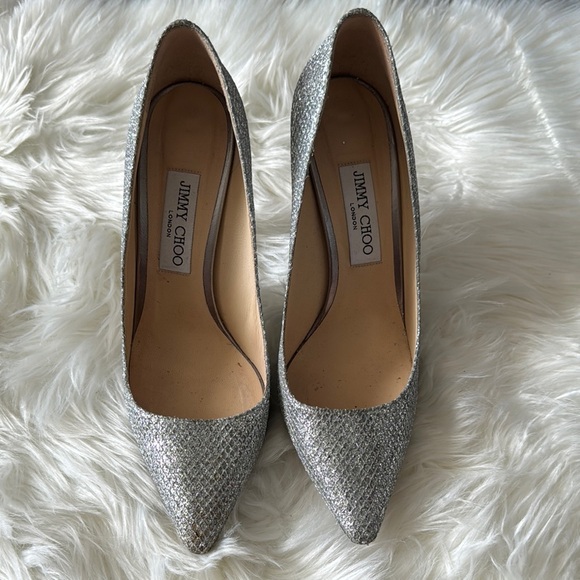 Jimmy Choo Woven Romy Pump 85